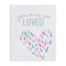 Stupell Industries So Loved Abstract Heart Canvas Design by Kim Allen